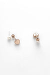 ( MONDAY EDITION ) ￼PEARL AND VALENTINE HEART EARRINGS