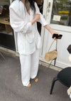 ( 3 COLOURS ) LINEN COTTON COMFY PANTS