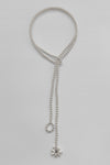 (MONDAY EDITION) PEARL FLOWER TWO-WAY NECKLACE
