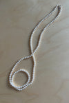 ( MONDAY EDITION )
 THE LONG PEARL NECKLACE 6MM