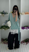 ( 3 COLOURS ) SIDE TIDE SUMMER KNIT