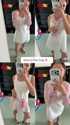 FLOWER GLOSSY SUMMER DRESS