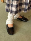( 3 COLOURS ) CROC EFFECT BALLET FLATS ( PRE ORDER )