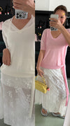 ( 3 COLOURS ) SIDE TIDE SUMMER KNIT ( PRE ORDER )