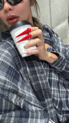 GREY CHECKERED SHIRT / SCARF *LAST ONE*