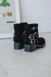 ( BLACK / BROWN ) STUDDED ANKLE BOOT *LAST ONE*
