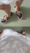 FLOWER GLOSSY SUMMER DRESS