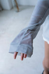 LIGHT GREY SHEER LONG SLEEVE *LAST 2*