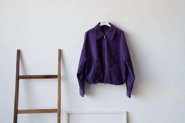 PREMIUM PURPLE SUEDE LEATHER JACKET *BEST BUY* ( PRE ORDER )