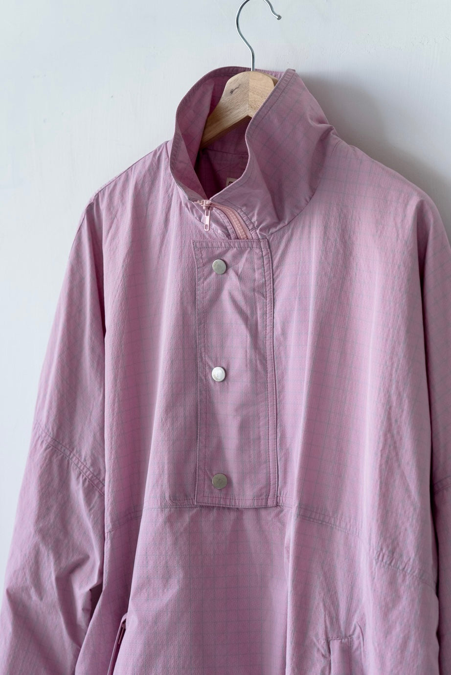 ( PINK / GREEN ) CHECKERED WIND JACKET *LAST 2*