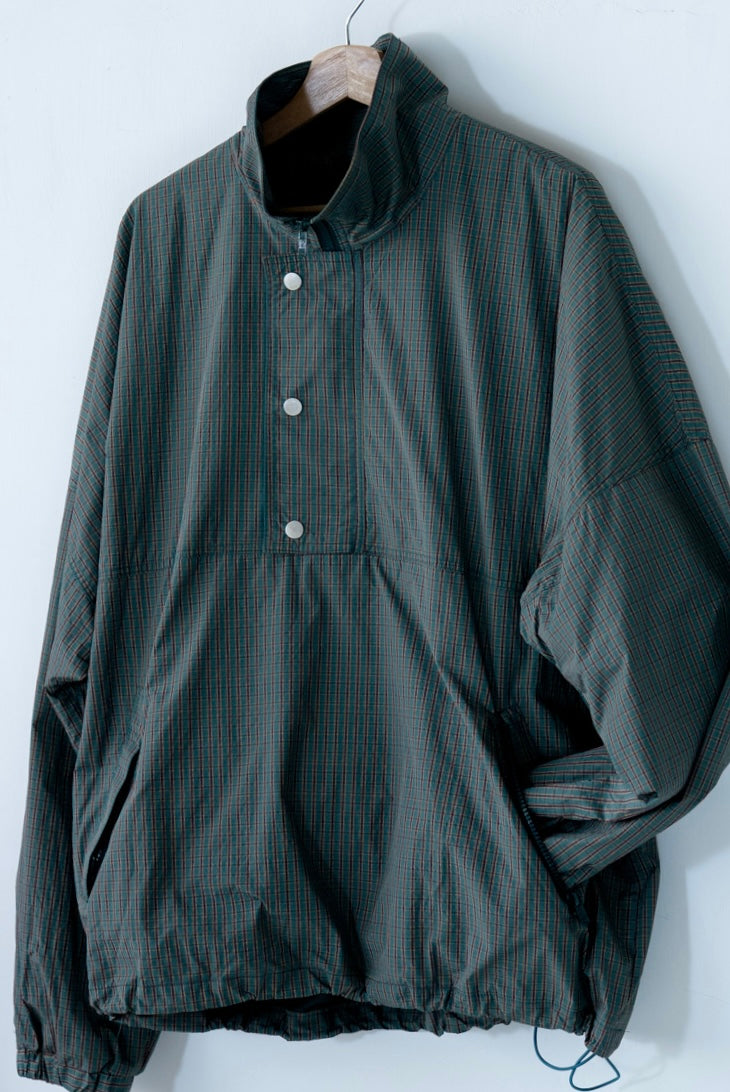 ( PINK / GREEN ) CHECKERED WIND JACKET *LAST ONE*