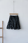 BLACK CHECKERED FLAIR SKIRT *LAST 3*