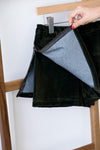 ( OLIVE / BLACK ) VELVET SKIRT SHORTS *BEST BUY*