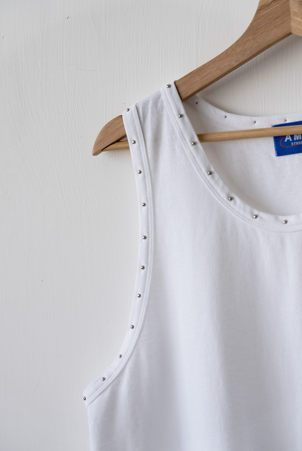 ( WHITE / BLACK ) STUDDED TANK *LAST 2*