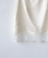 ( WHITE / BLACK ) LACE TRIMMED SATIN MINI SKIRT *BEST BUY* ( PRE ORDER )