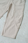 BEIGE 3D TAPER PANTS