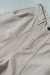BEIGE 3D TAPER PANTS
