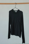 ( WHITE / CHARCOAL / BLACK ) CURVEY LONG SLEEVE