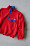 RED RETRO FLEECE JUMPER *LAST ONE*