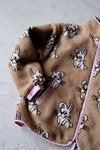 BEIGE RABBIT FLEECE JACKET *LAST ONE*