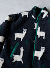 CHARCOAL ALPACA FLEECE JACKET *LAST 2*