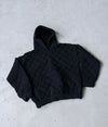 ( BLACK / GREY ) BALL BALL COTTON HOODIE *LAST 2*