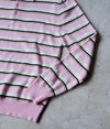 BUBBLE GUM PINK STRIPED POLO *LAST ONE*