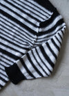 STRIPED BOAT NECK KNIT