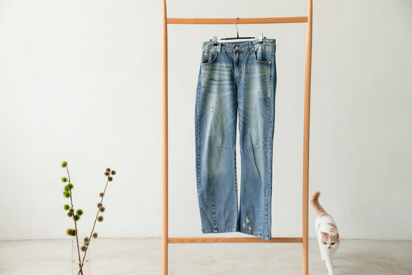 WASHED BOYFRIEND JEANS  🌟BEST BUY🌟 ( PRE ORDER )