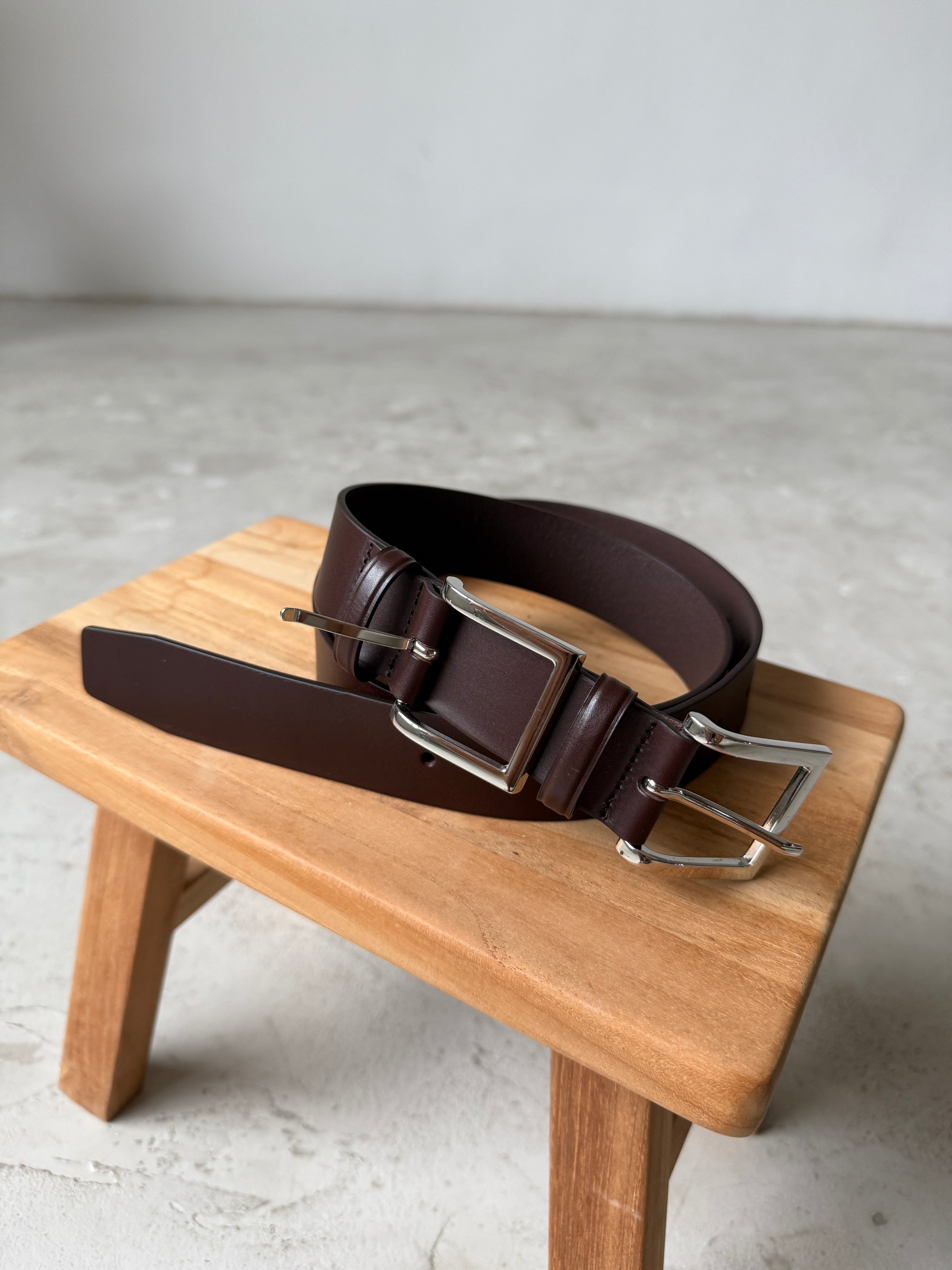 DUO BUCKLE LEATHER BELT 🌟BEST BUY🌟 *LAST ONE*