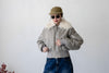KHAKI BEIGE GIRLS FIT BOMBER JACKET *LAST ONE*