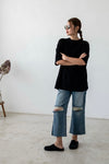 PETITE FIT RIPPRD DENIM JEANS