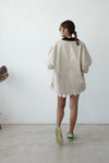 ( IVORY / NAVY ) POCKET WORKER JACKET *BEST BUY*