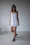 WHITE CROCHET SUMMER DRESS