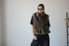 ASH GREY FAUX FUR VEST