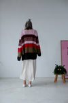 "THE OPEN " RED STRIPED KID MOHAIR SWEATER 🎄 *LAST ONE*