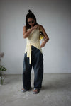 ( 3 COLOURS ) BUTTON WRAP VEST