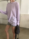( 7 COLOURS ) EXTRA THIN SUMMER COTTON LONG SLEEVE