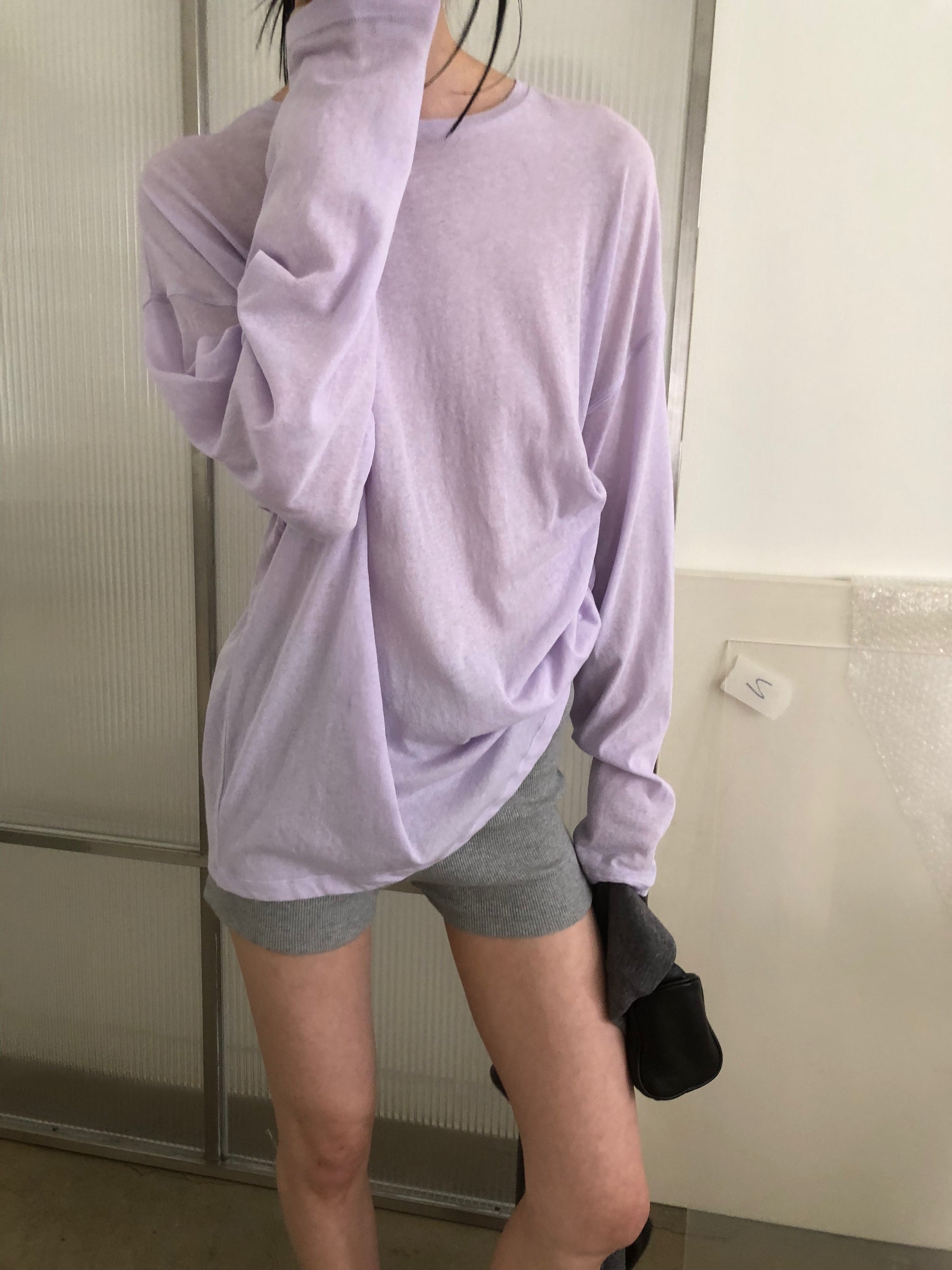 ( 7 COLOURS ) EXTRA THIN SUMMER COTTON LONG SLEEVE