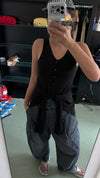 ( 3 COLOURS ) BUTTON WRAP VEST