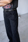 BLACK DAILY STRAIGHT LEG JEANS *LAST 2*