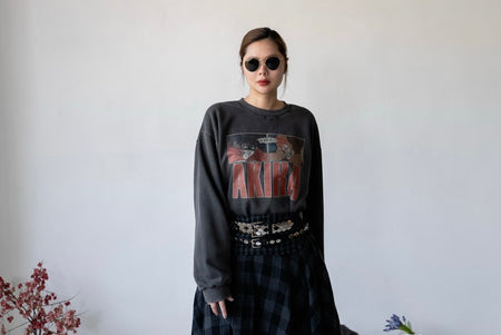 AKIRA WASHED CHARCOAL SWEATSHIRT *LAST ONE*