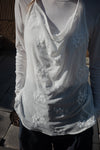 IVORY EMBROIDERY FLOWER MESHED SET *LAST 2*