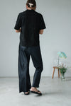 ( NAVY / IVORY ) EXTRA COMFY SATIN FLARE PANTS 🌟BEST BUY🌟 *LAST 2*