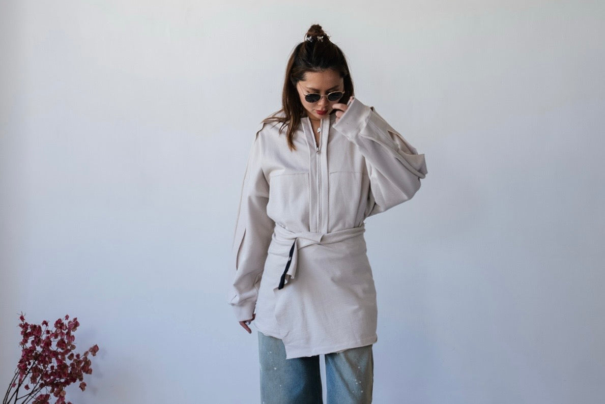 IVORY COTTON WRAP SET *LAST ONE*