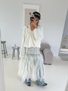 IVORY MESH SKIRT *LAST 2*