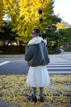 WHITE BUBBLE SKIRT