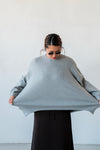 ( GREY / BLACK / WHITE ) EXTRA ELASTIC OVERSIZED LONG SLEEVE *LAST 2*