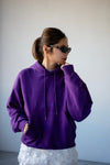 PURPLE POCKET HOODIE