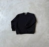 BLACK QUILTED CREW NECK TOP *LAST 2*